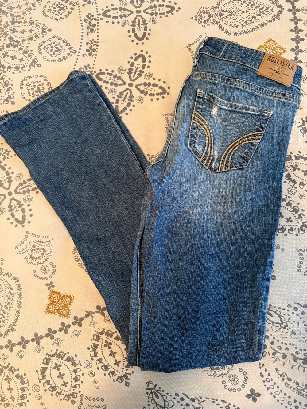 Hollister Women's Blue Boot Cut Jeans